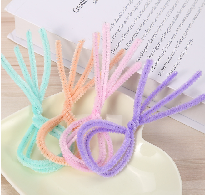 马卡龙混色扭扭棒手工材料（约100根）