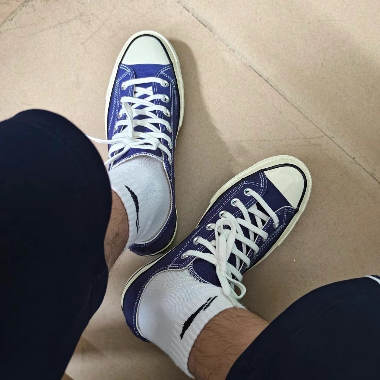 CONVERSE CHUCK 70 1970 深藍色 奶油底 帆布鞋 男女鞋 A04592C