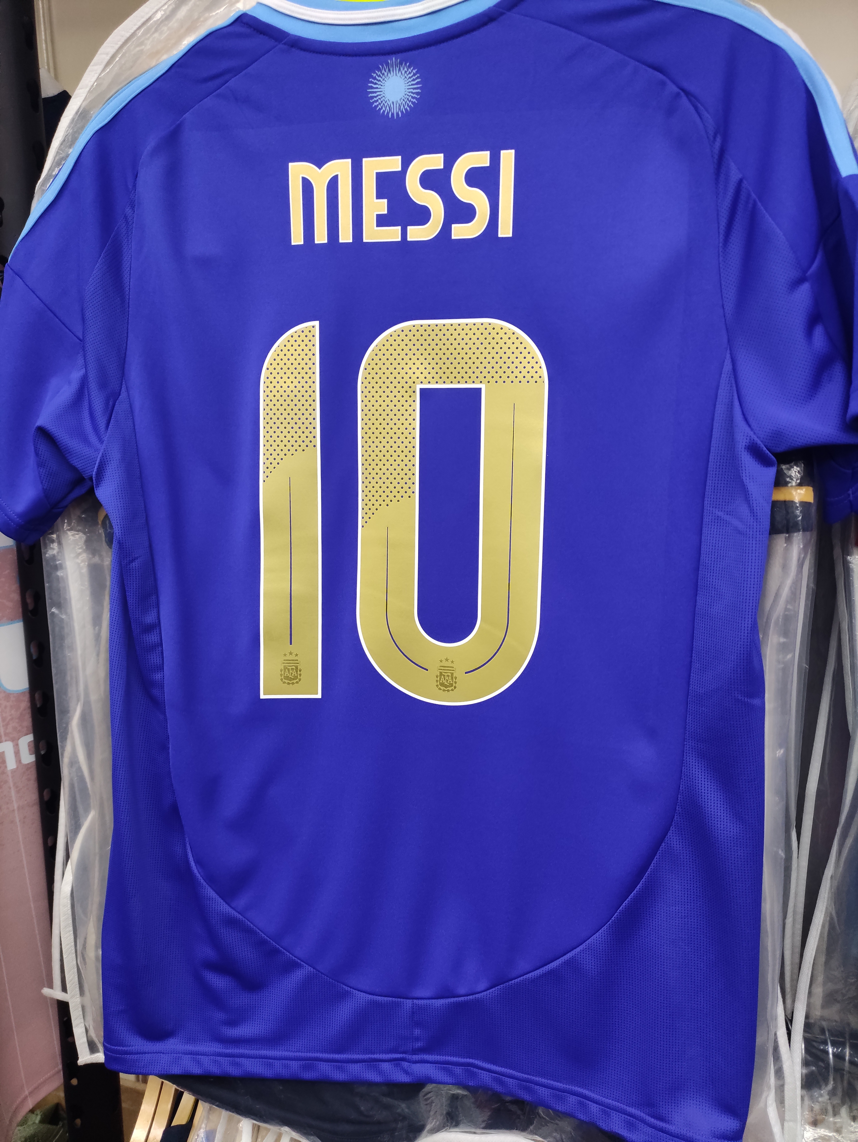 2024阿根廷國家隊作客美斯球迷版球衣