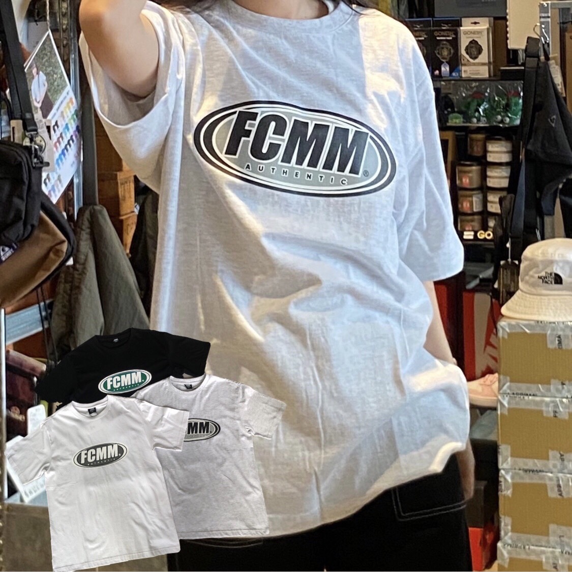FCMM 韓版 印刷 字母Logo 短袖上衣 FA1TSL11