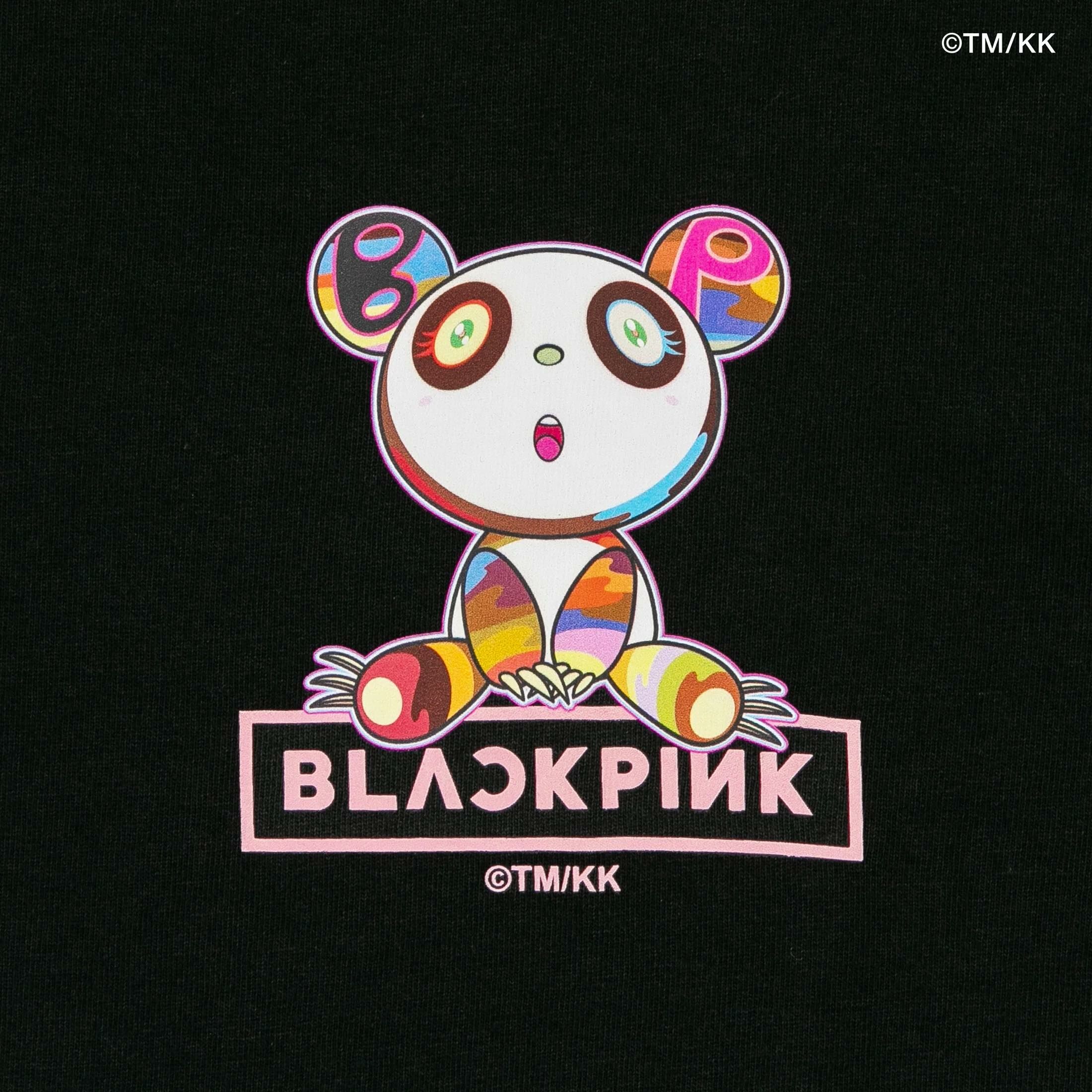 Blackpink x Takashi Murakami Signature TShirt Vintage Black