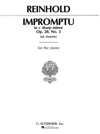 《Hugo Reinhold: Impromptu, Op. 28, No. 3》