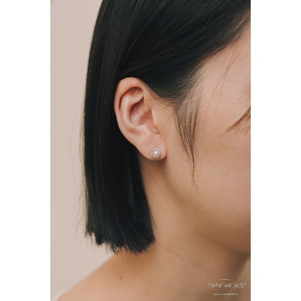 星光環抱｜全純銀耳環