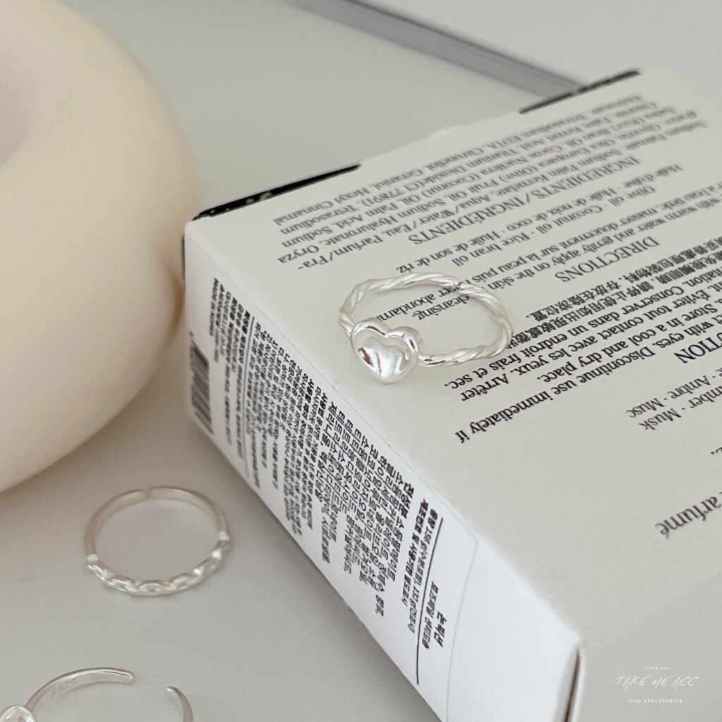 編織愛心｜純銀戒指