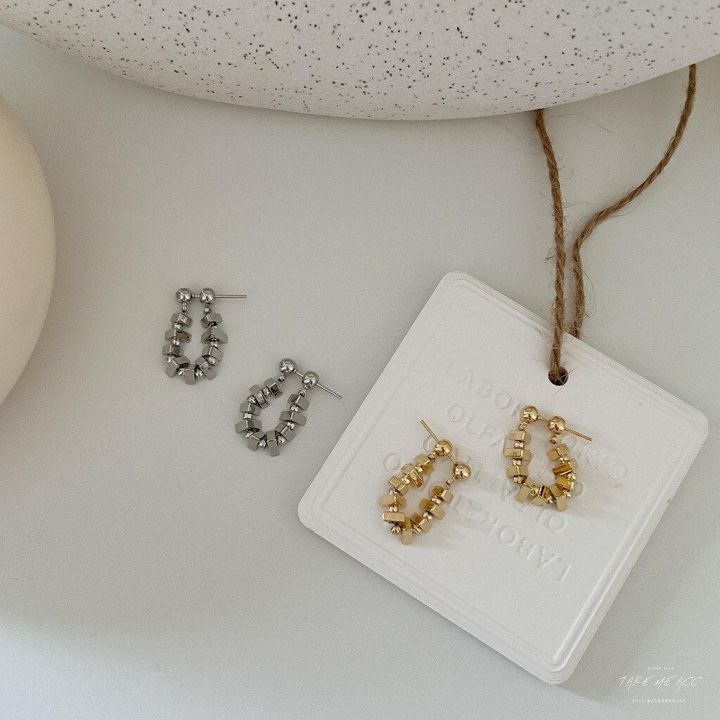 回首時刻｜純銀針耳環