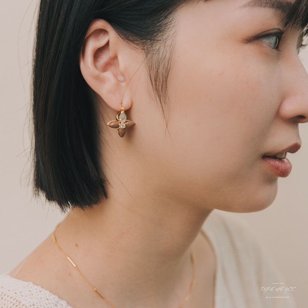 黎明幸福｜純銀針耳環