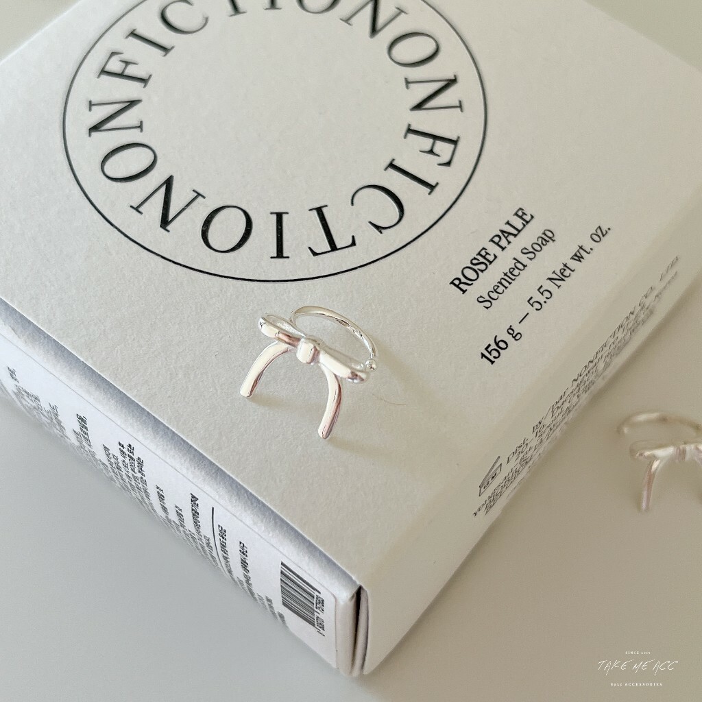 純銀蝴蝶結耳骨夾｜全純銀耳骨夾(單支售)