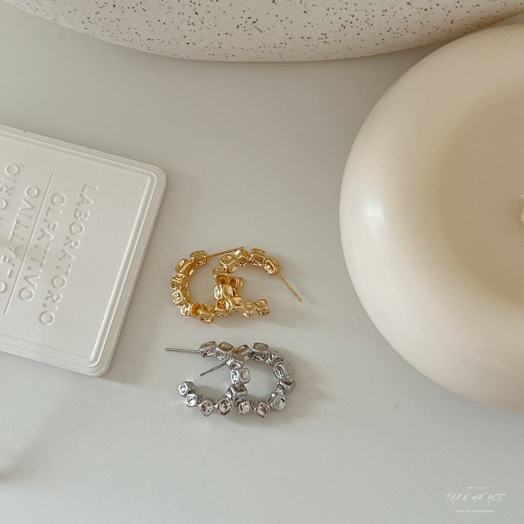 光陰密碼｜純銀針耳環