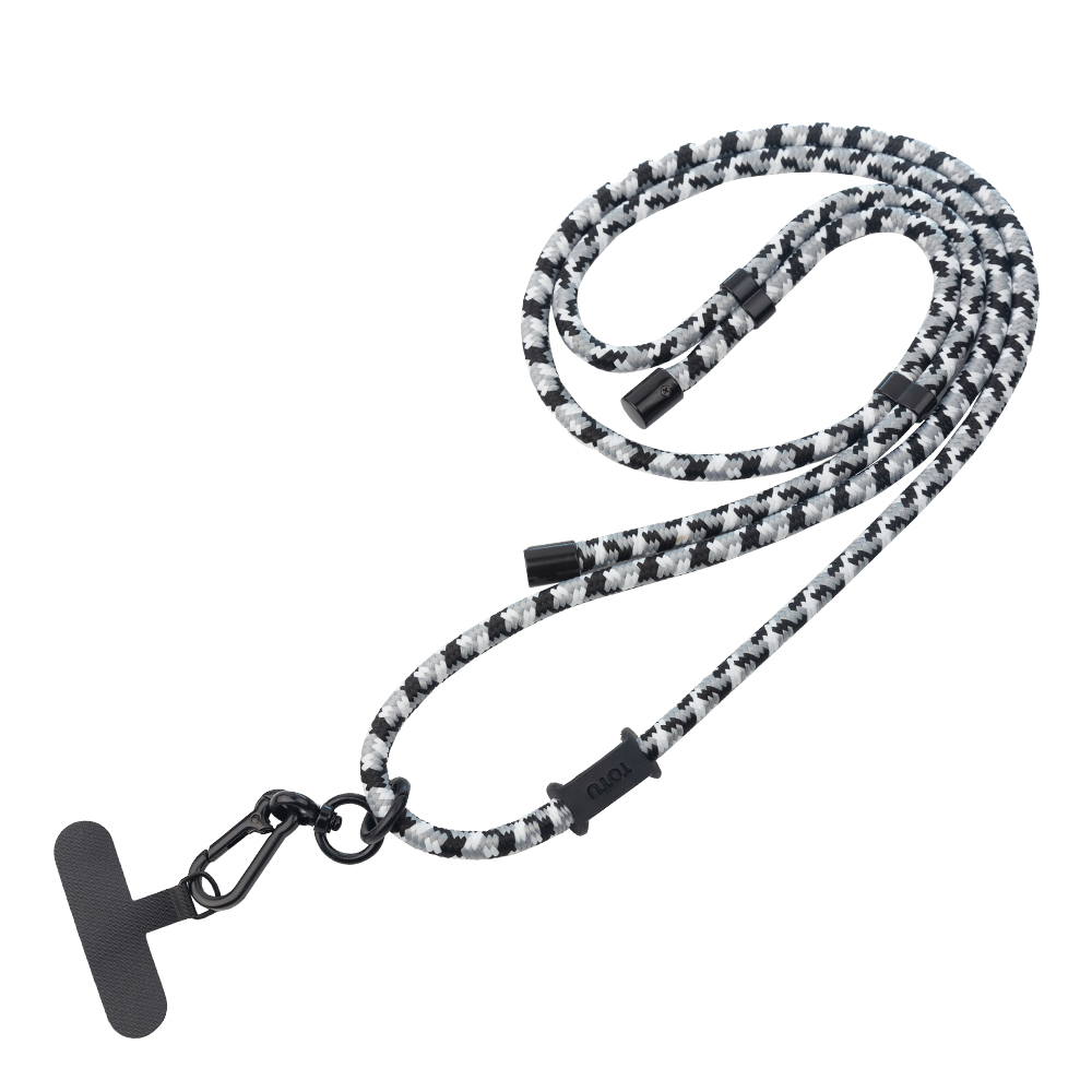 TOTU 拓途 多功能 背帶/頸掛/腕掛編織手機掛繩+夾片組 iPhone/安卓適用 LS-1系列