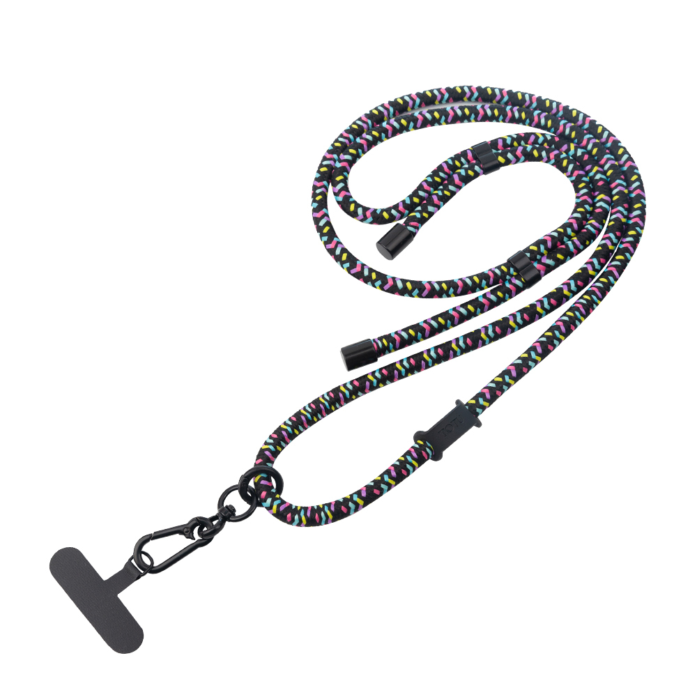 TOTU 拓途 多功能 背帶/頸掛/腕掛編織手機掛繩+夾片組 iPhone/安卓適用 LS-1系列