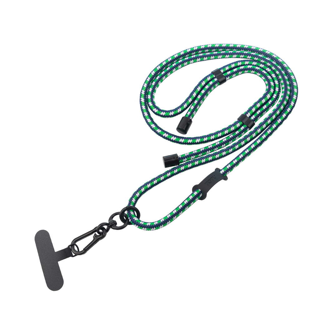 TOTU 拓途 多功能 背帶/頸掛/腕掛編織手機掛繩+夾片組 iPhone/安卓適用 LS-1系列