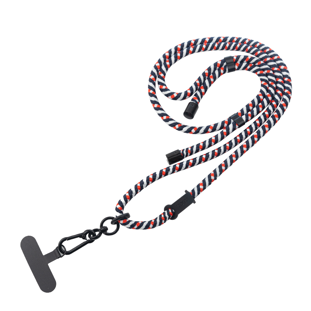 TOTU 拓途 多功能 背帶/頸掛/腕掛編織手機掛繩+夾片組 iPhone/安卓適用 LS-1系列