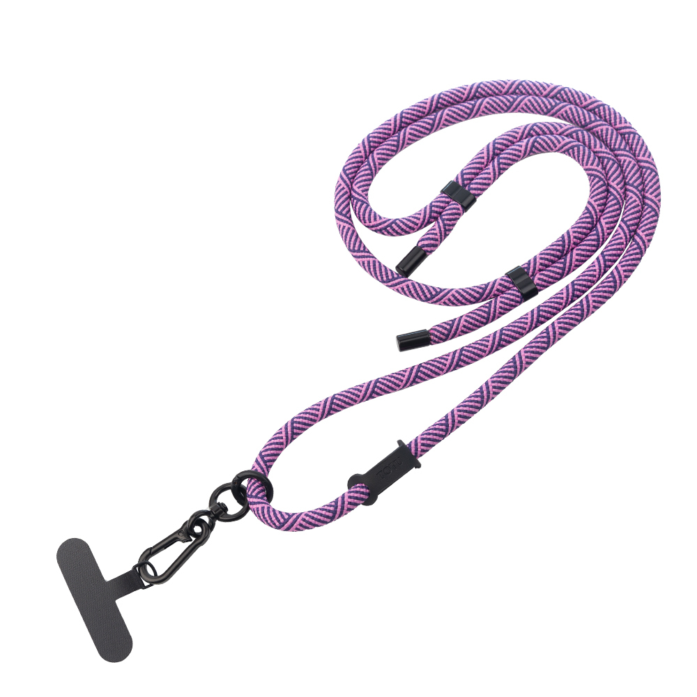 TOTU 拓途 多功能 背帶/頸掛/腕掛編織手機掛繩+夾片組 iPhone/安卓適用 LS-1系列