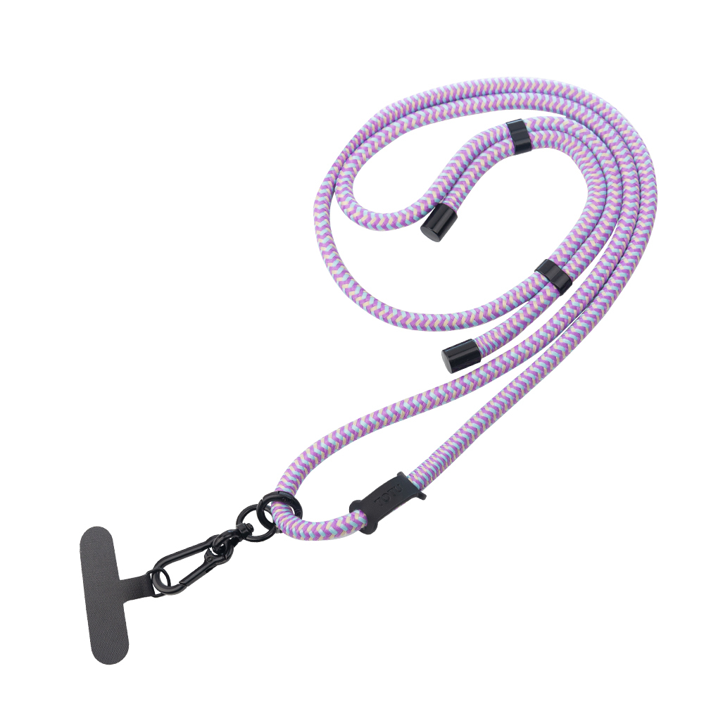 TOTU 拓途 多功能 背帶/頸掛/腕掛編織手機掛繩+夾片組 iPhone/安卓適用 LS-1系列