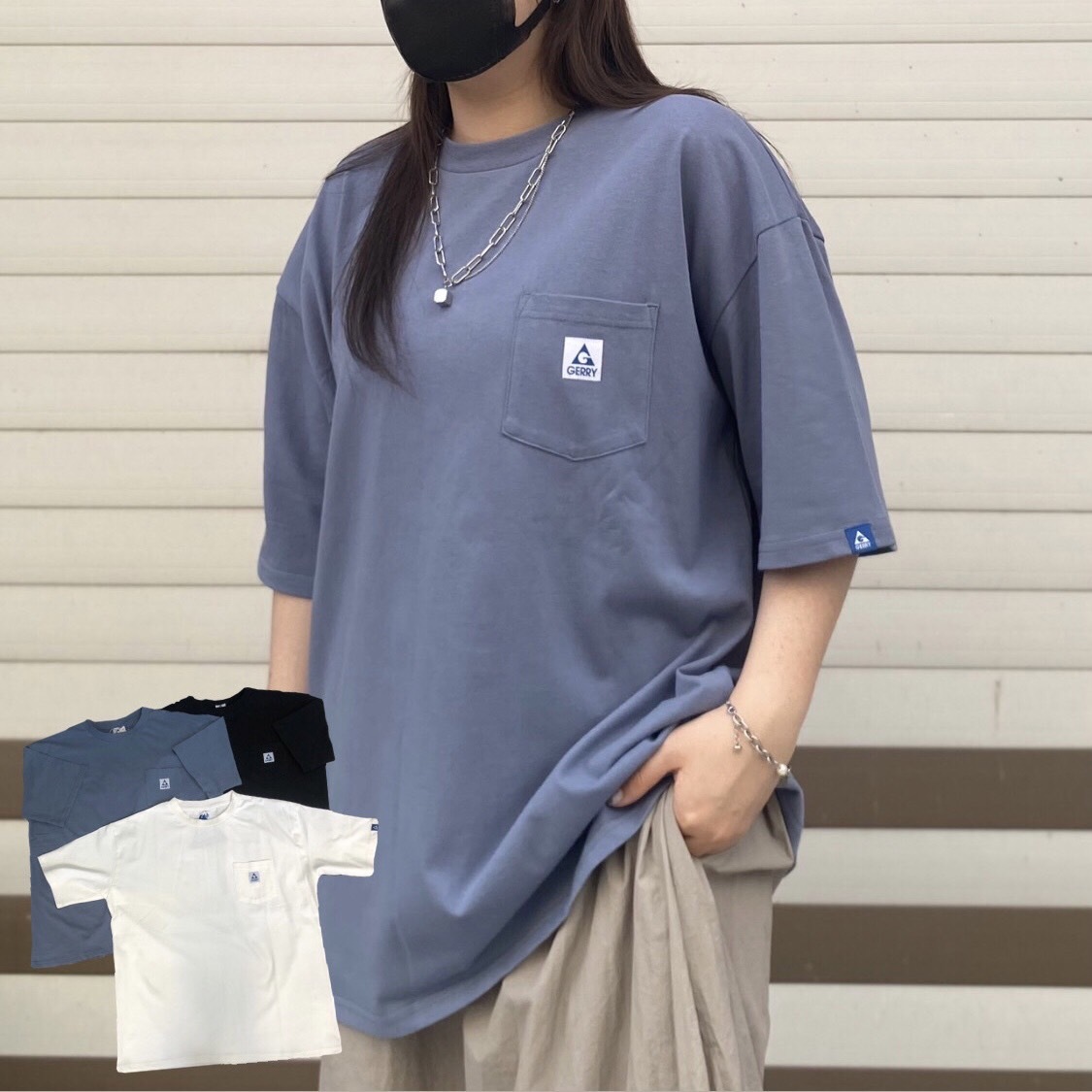 GERRY經典Logo口袋短袖Tee GE23SU03