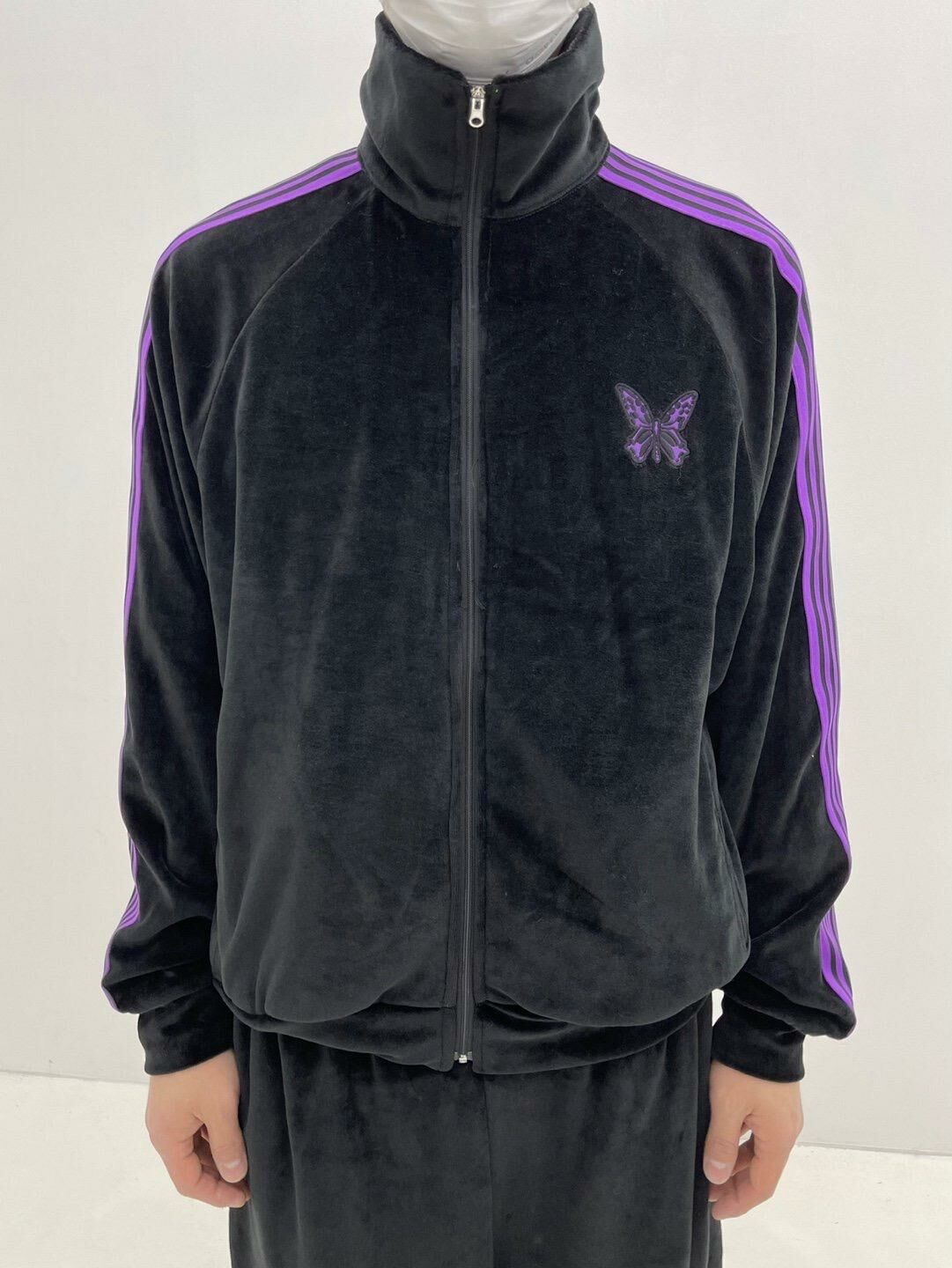 絲絨企領蝴蝶拉鍊外套 JK2258