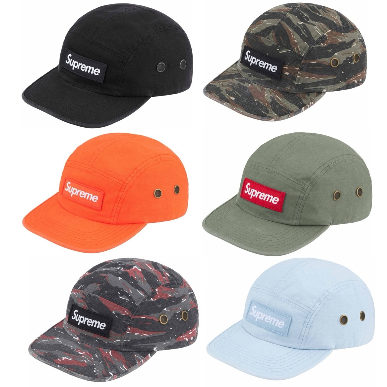現貨┃Supreme 24SS Military Camp Cap 五分帽