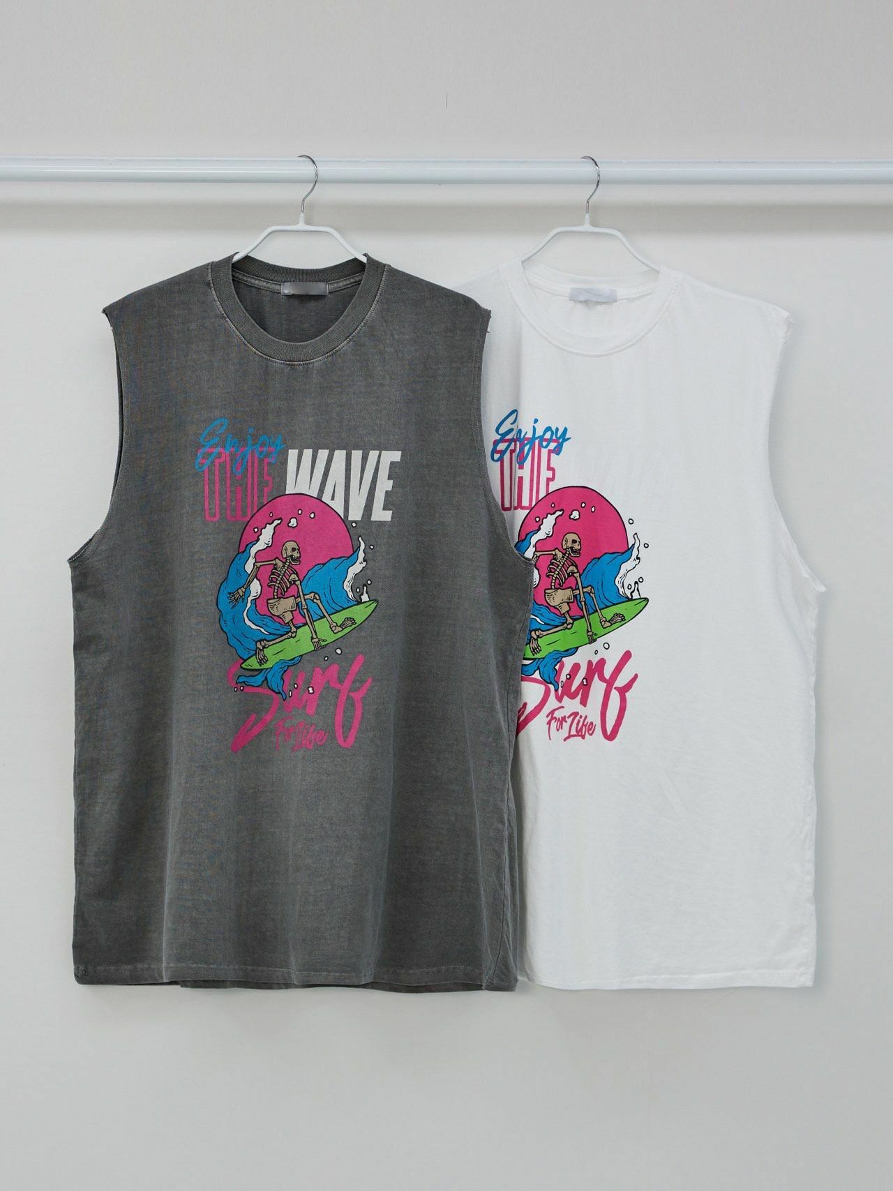 OverSize圖案背心  V1036