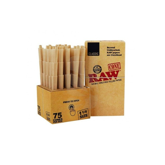 🇪🇸RAW - Classic 1 1/4 Pre-Rolled Cones 預捲 （75入）