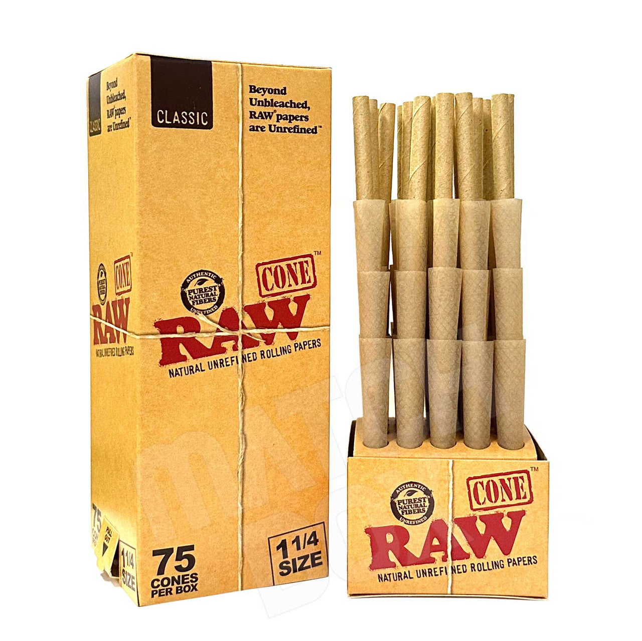 🇪🇸RAW - Classic 1 1/4 Pre-Rolled Cones 預捲 （75入）