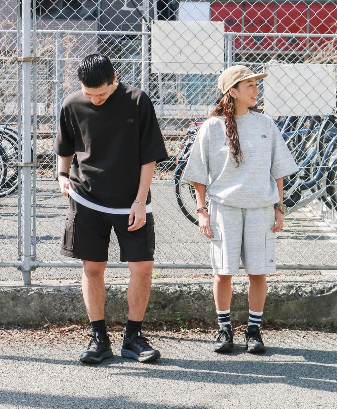 日本 TNF Sweat Cargo Short 短褲