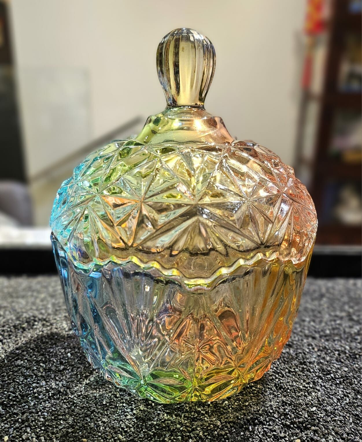 🔮能量水晶🔮彩色玻璃消磁碗 (H3/CR285)