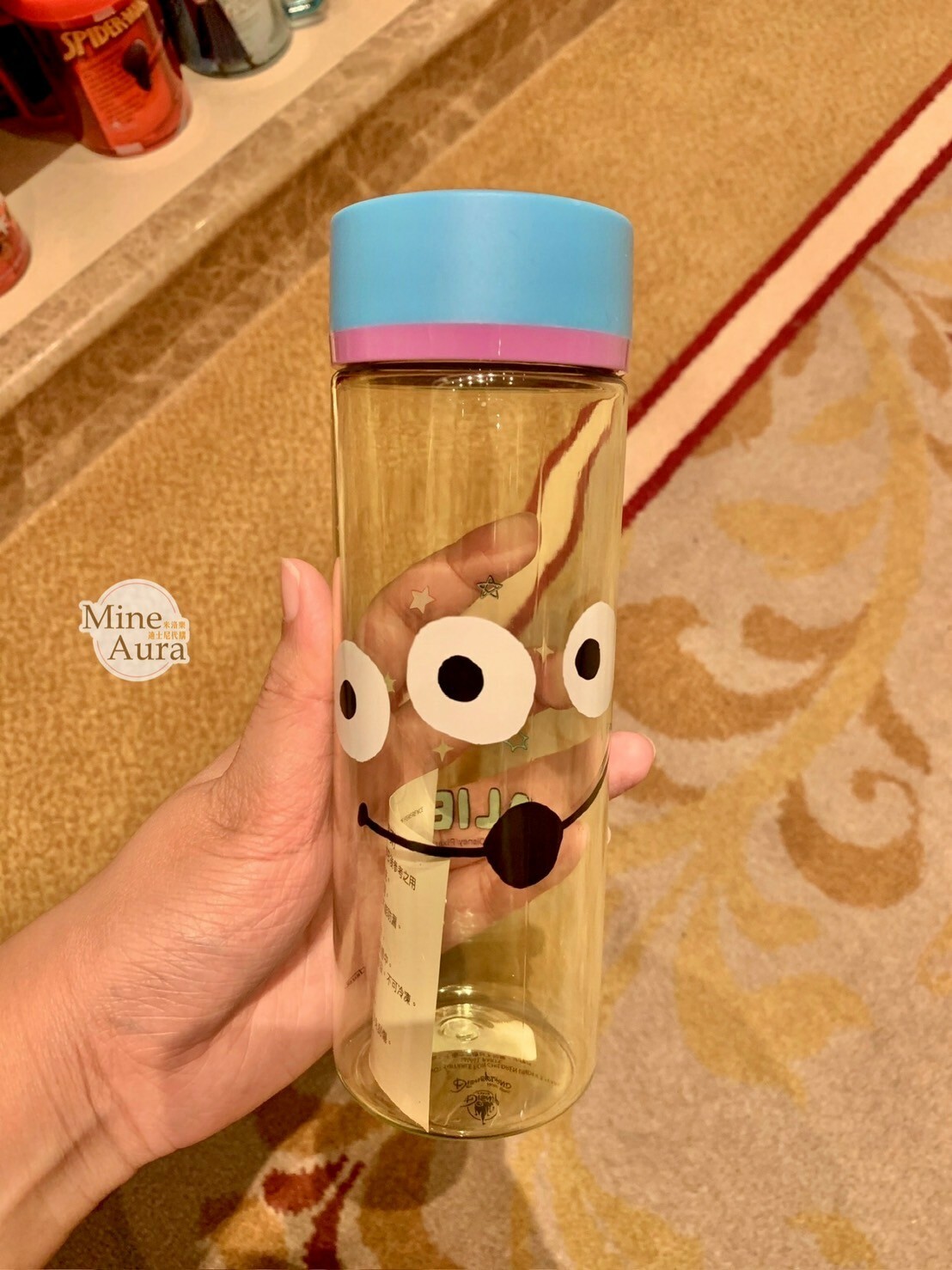 (特價現貨) 三眼怪 Alien 大臉圖案 水壺 玩具總動員 Toy Story -香港迪士尼樂園