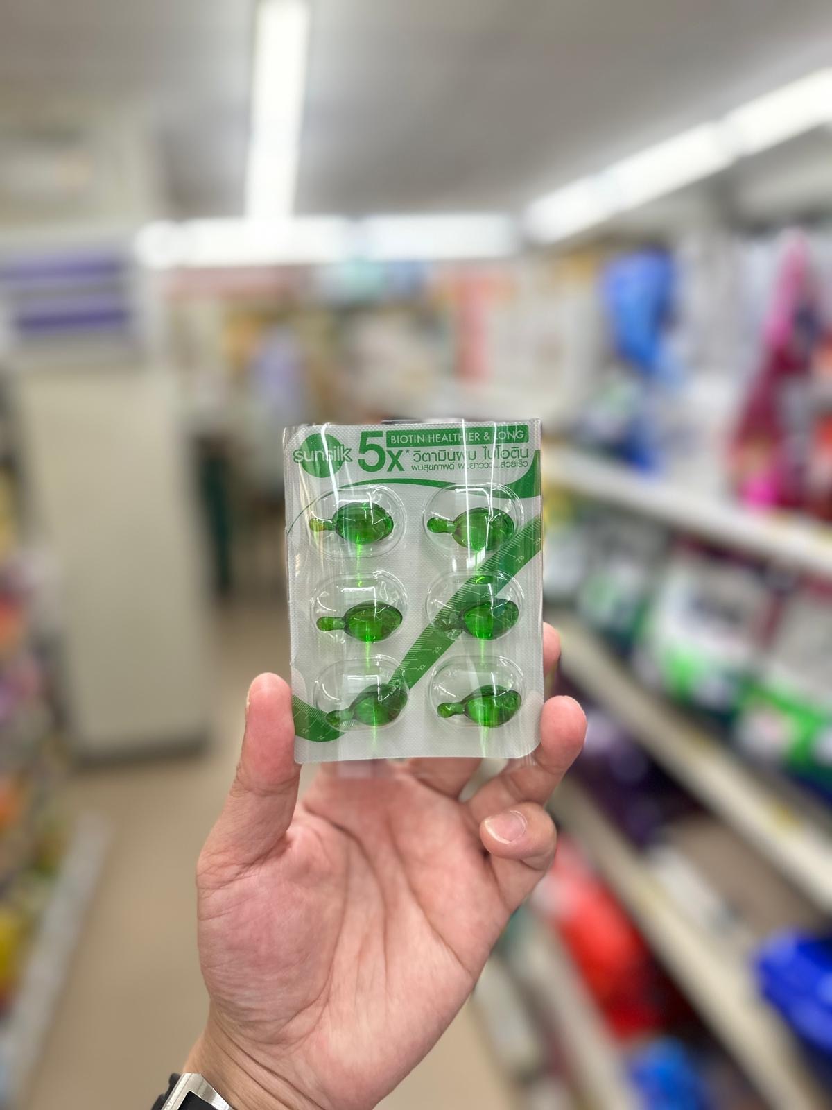 泰國Sunsilk Vitamin BIOTIN護髮精油膠囊6粒裝