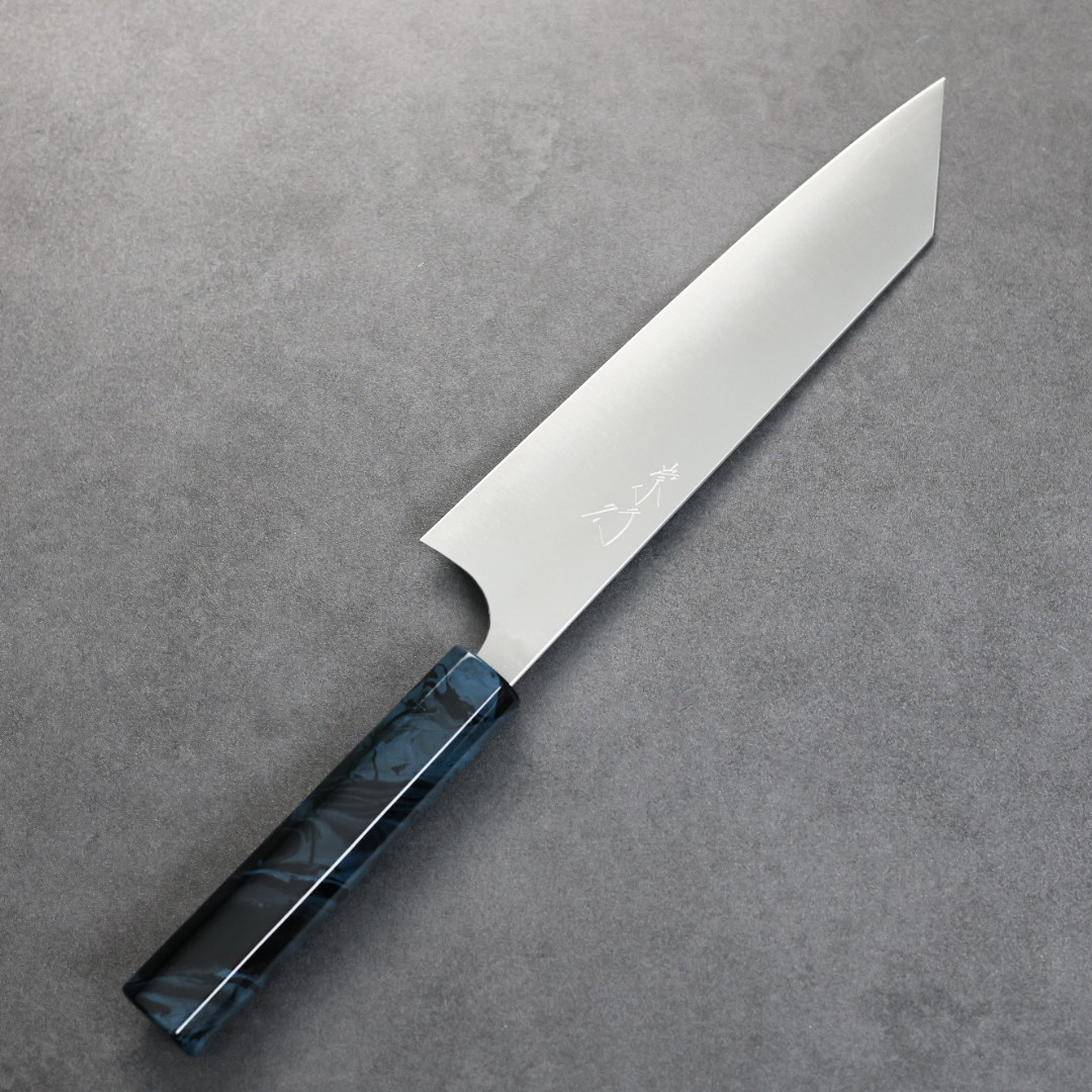 甲鉄 柴田崇行 牛刀 210mm SG2粉末HSS鋼 漆塗柄限定/青漆