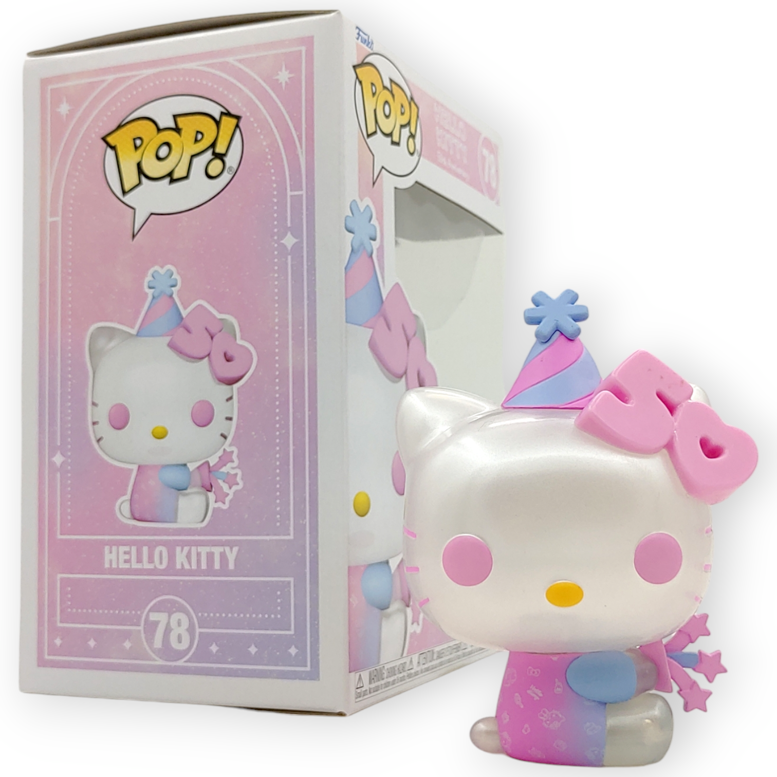 FUNKO POP<Hello Kitty 50週年>HELLO KITTY_拉花炮-No.78