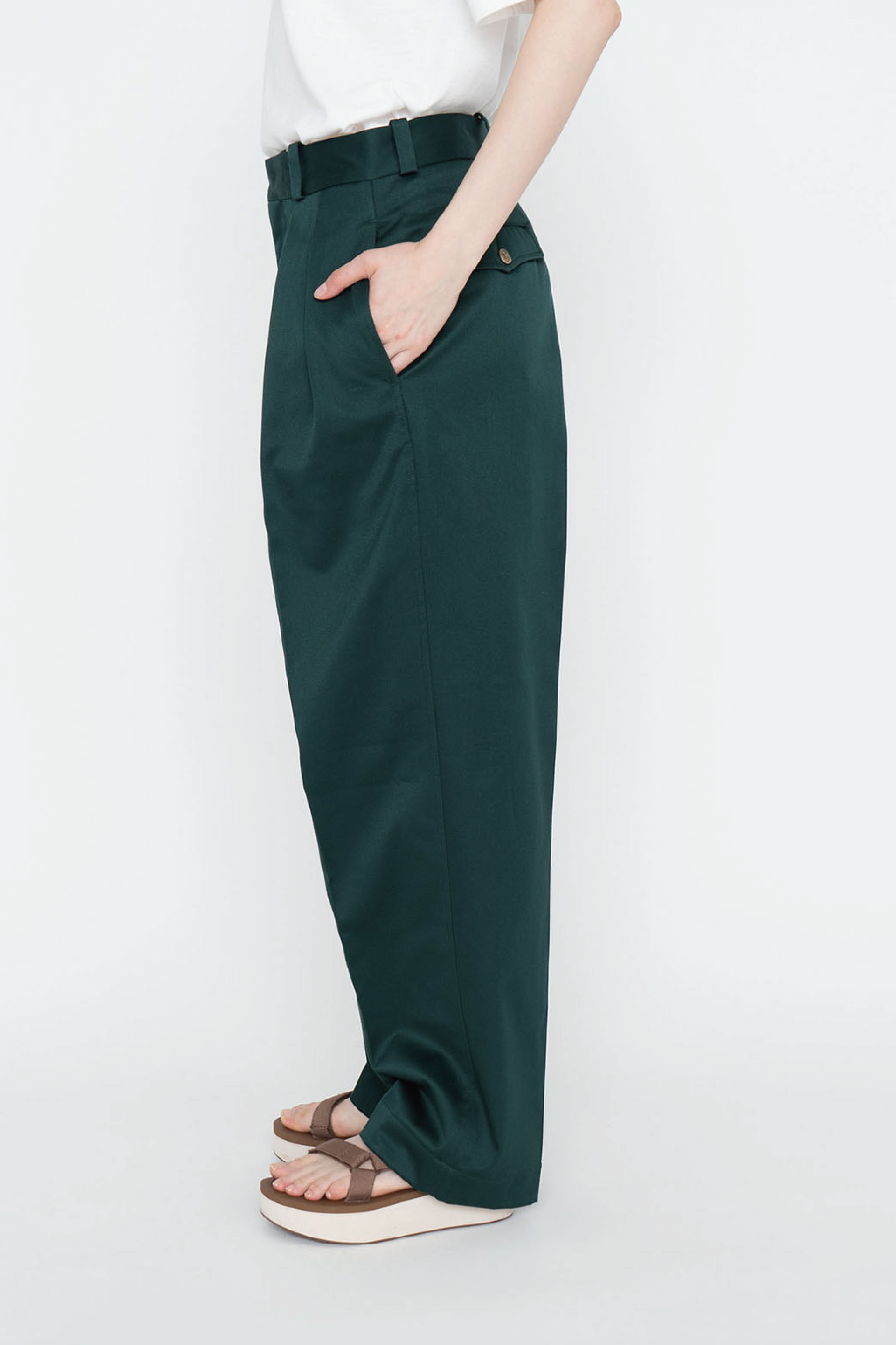 NANAMICA DOUBLE PLEAT CHINO PANTS (3COL)
