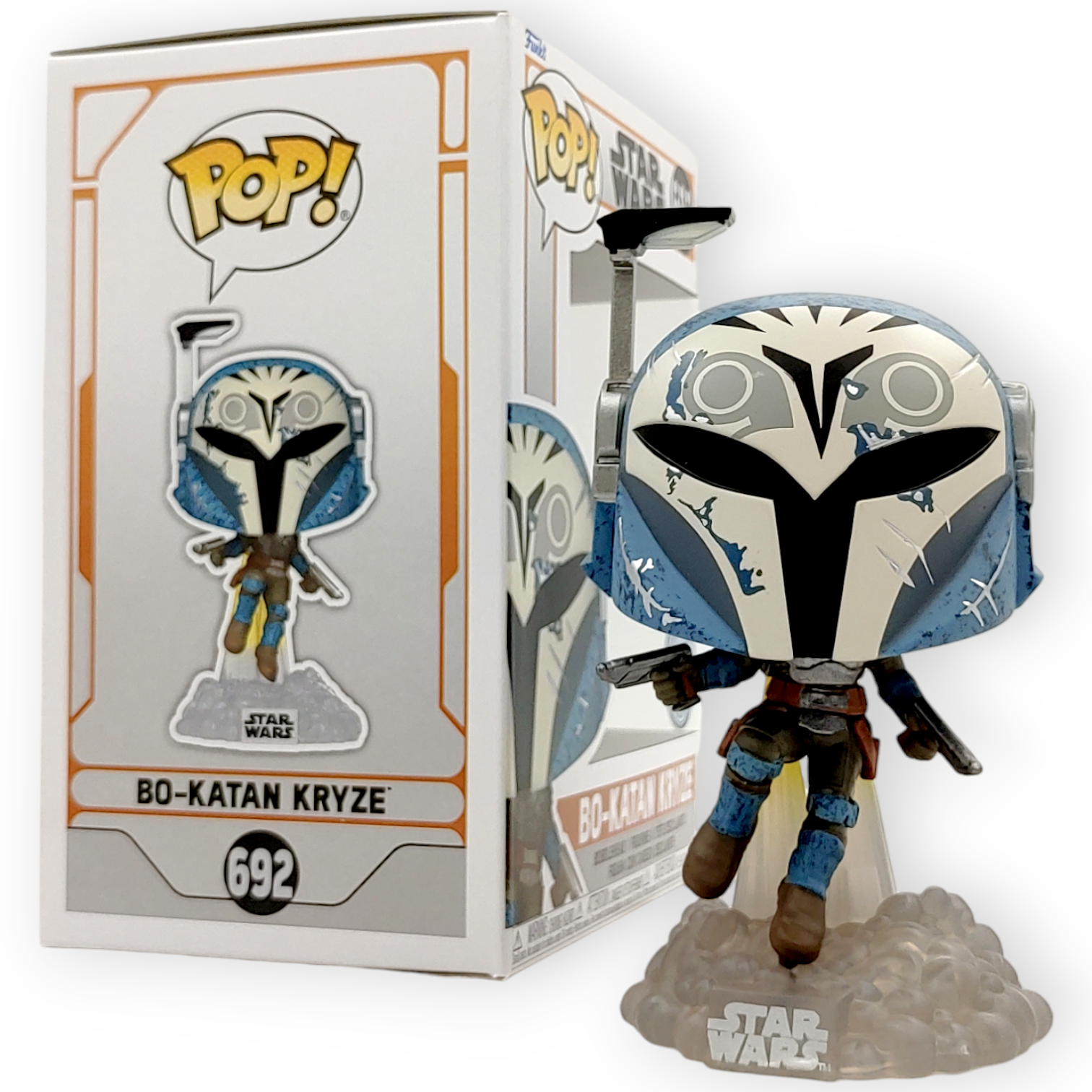 FUNKO POP<星球大戰-曼達洛人>博.卡坦.克里茲_飛行-No.692