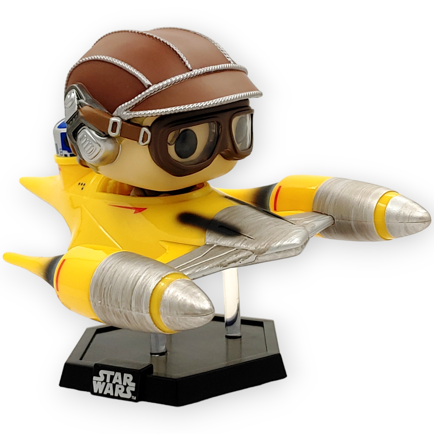 FUNKO POP<星球大戰>6吋安納金.天行者與R2-D2(N-1型星際戰鬥機)-NO.677