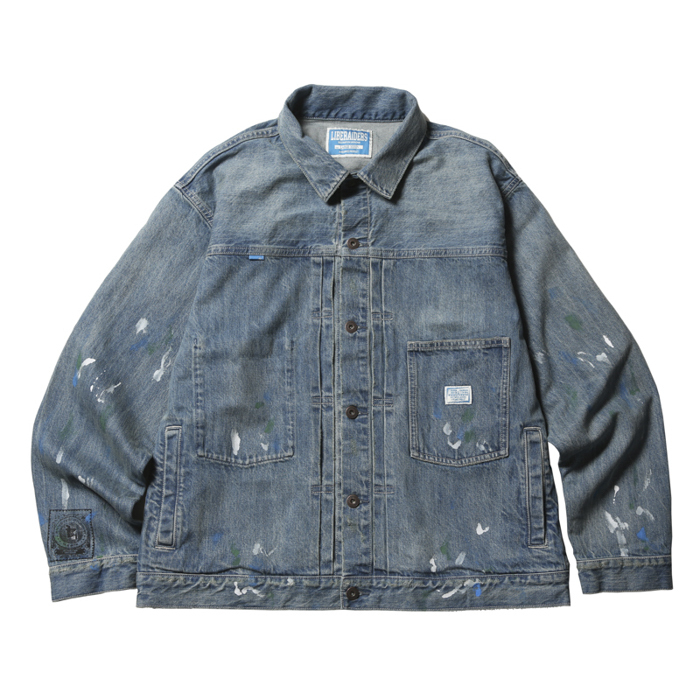 LIBERAIDERS 24S/S STAMPED DENIM JACKET