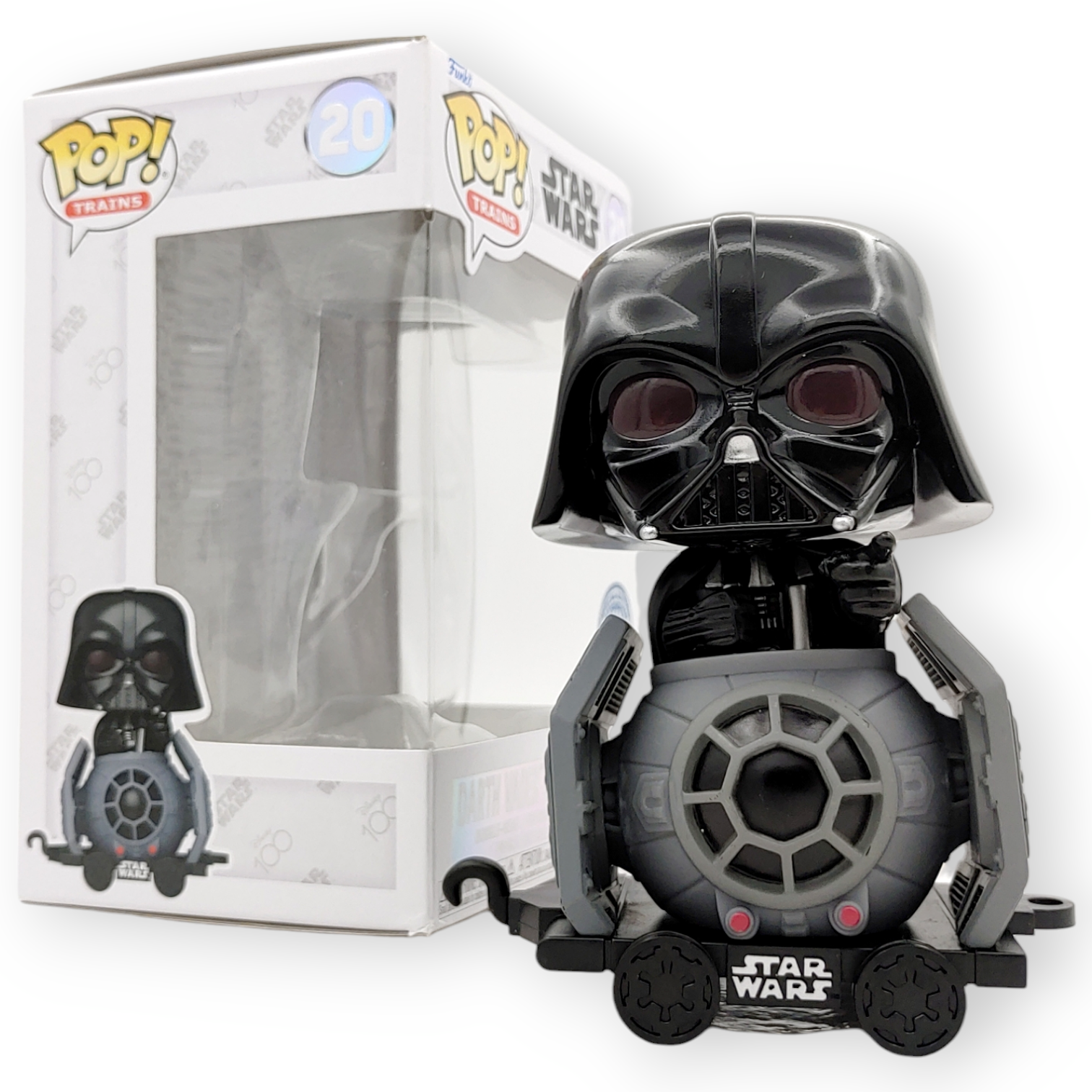 FUNKO POP<迪士尼100週年_星球大戰StarWars>黑武士_鈦戰機-NO.20