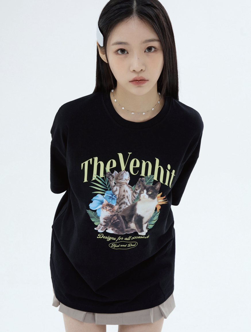 VENHIT CATS Overfit T-Shirt