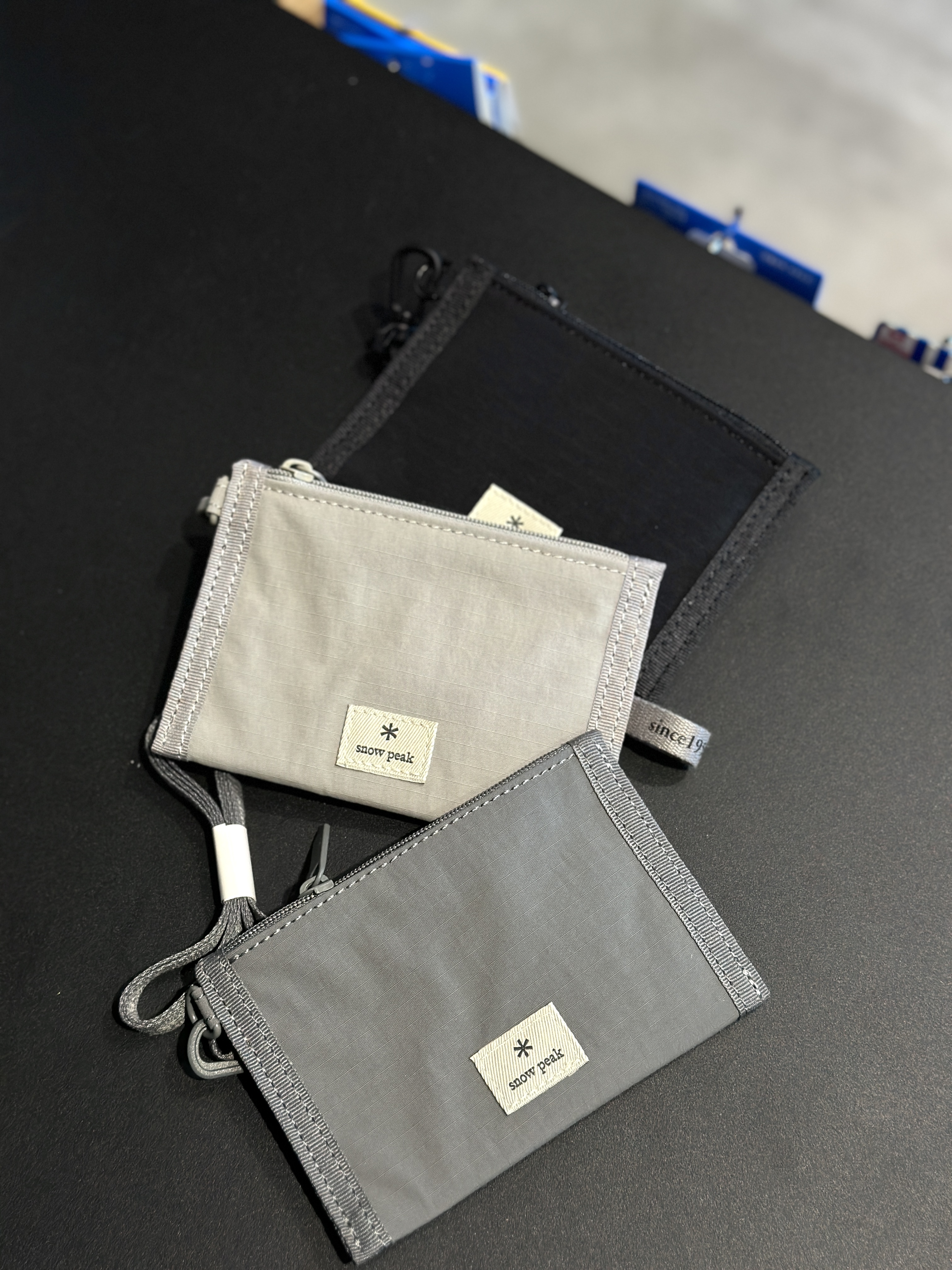 【現貨】snow peak 薄型卡片包 零錢包  證件掛包 抗撕裂布料 附頸掛繩