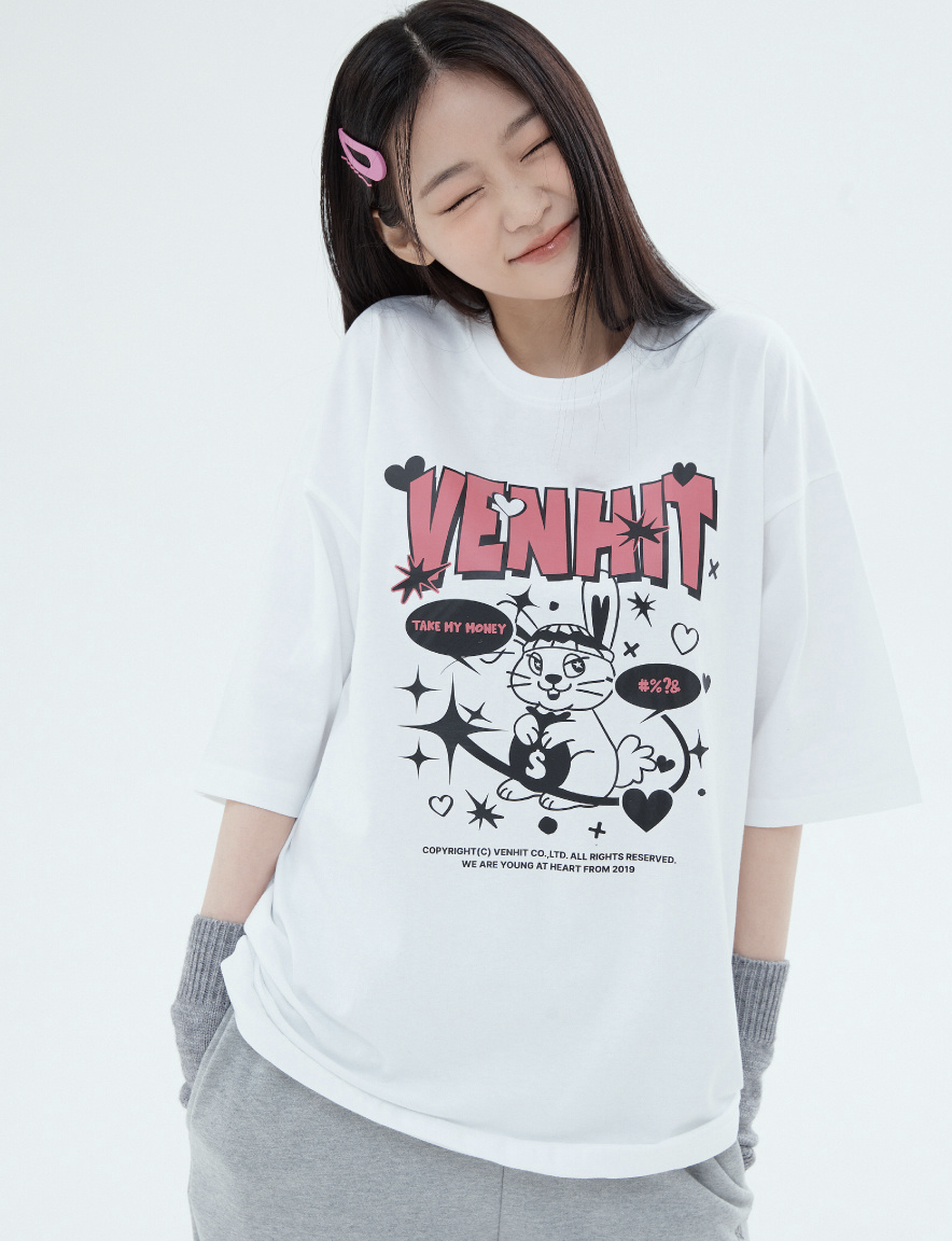 VENHIT HONEY Overfit T-Shirt