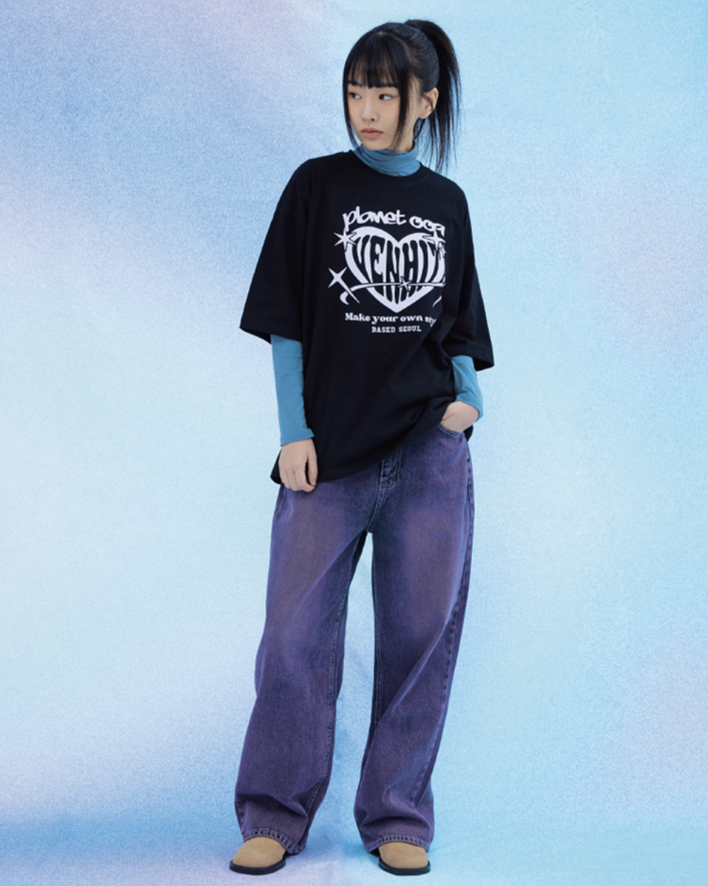 VENHIT PLANET Overfit T-Shirt