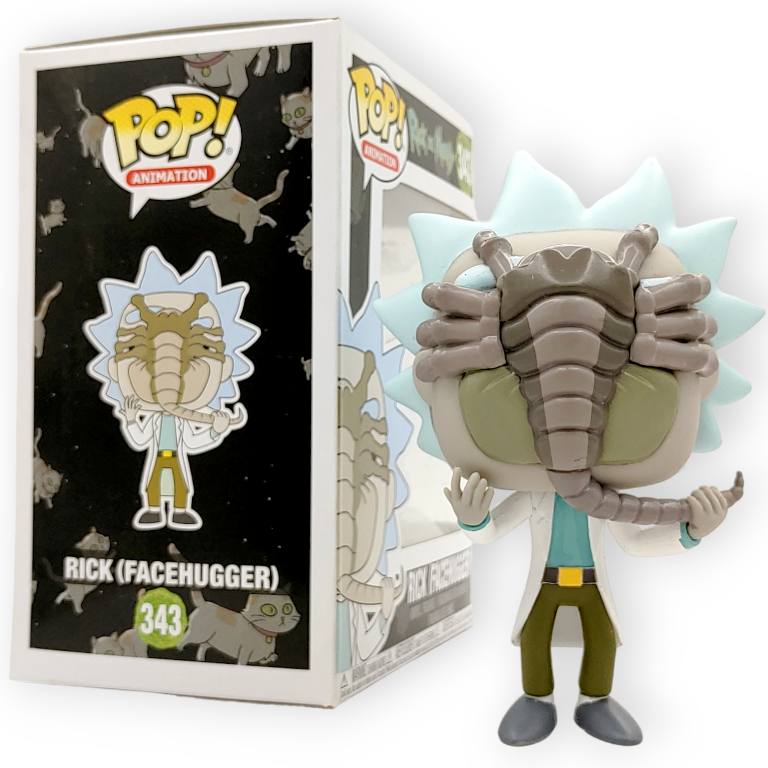 FUNKO POP<Rick and Morty> 瑞克_抱面蟲-NO.343