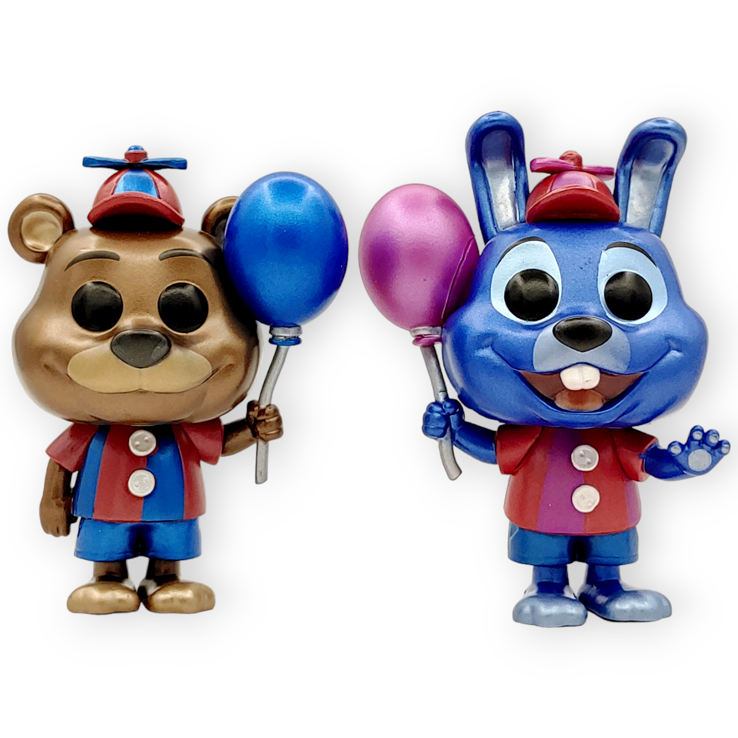 FUNKO POP<玩具熊的五夜後宮>汽球佛萊迪Freddy與汽球邦尼Bonnie(金屬色)-No.2pack