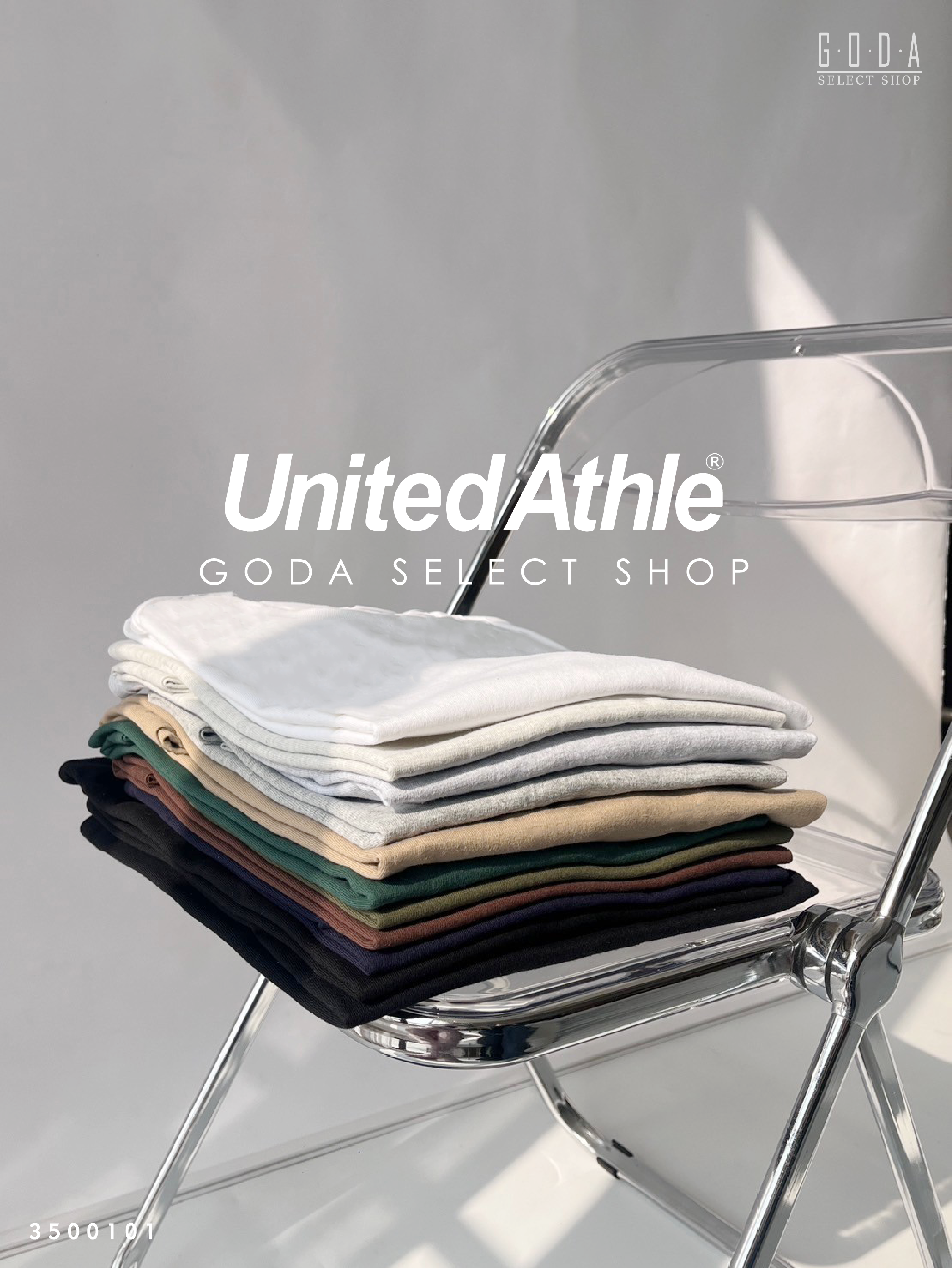 (最強素T) UNITED ATHLE 5.6oz 素T｜UA 短T 短袖 領口不鬆 耐洗 耐穿 柔棉 八色 5001-01