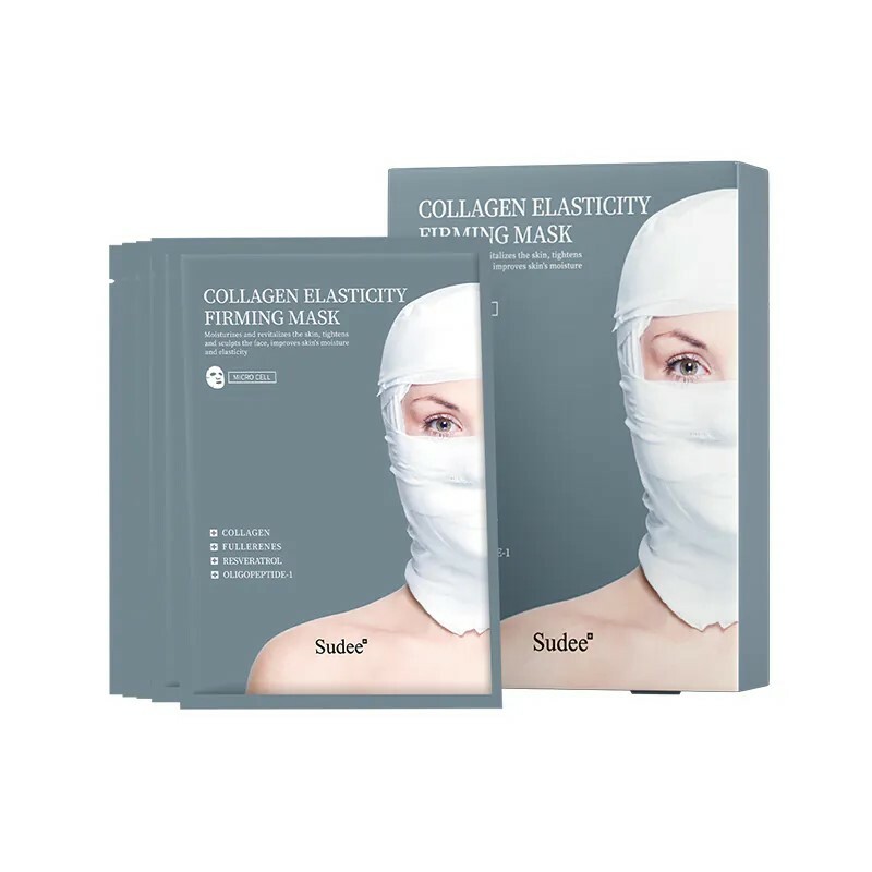 Sudee 膠原蛋白彈力緊致面膜 collagen elasticity firming mask 1盒5片
