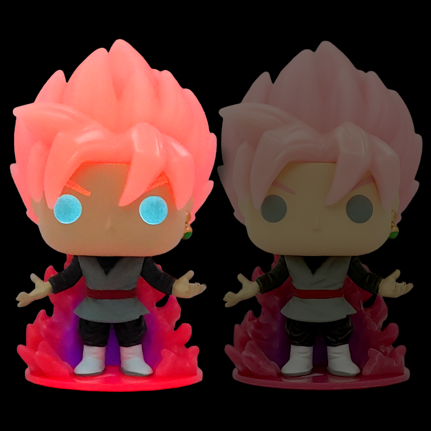 FUNKO POP<龍珠超>玫紅黑悟空-覺醒(夜光版)-No.1516