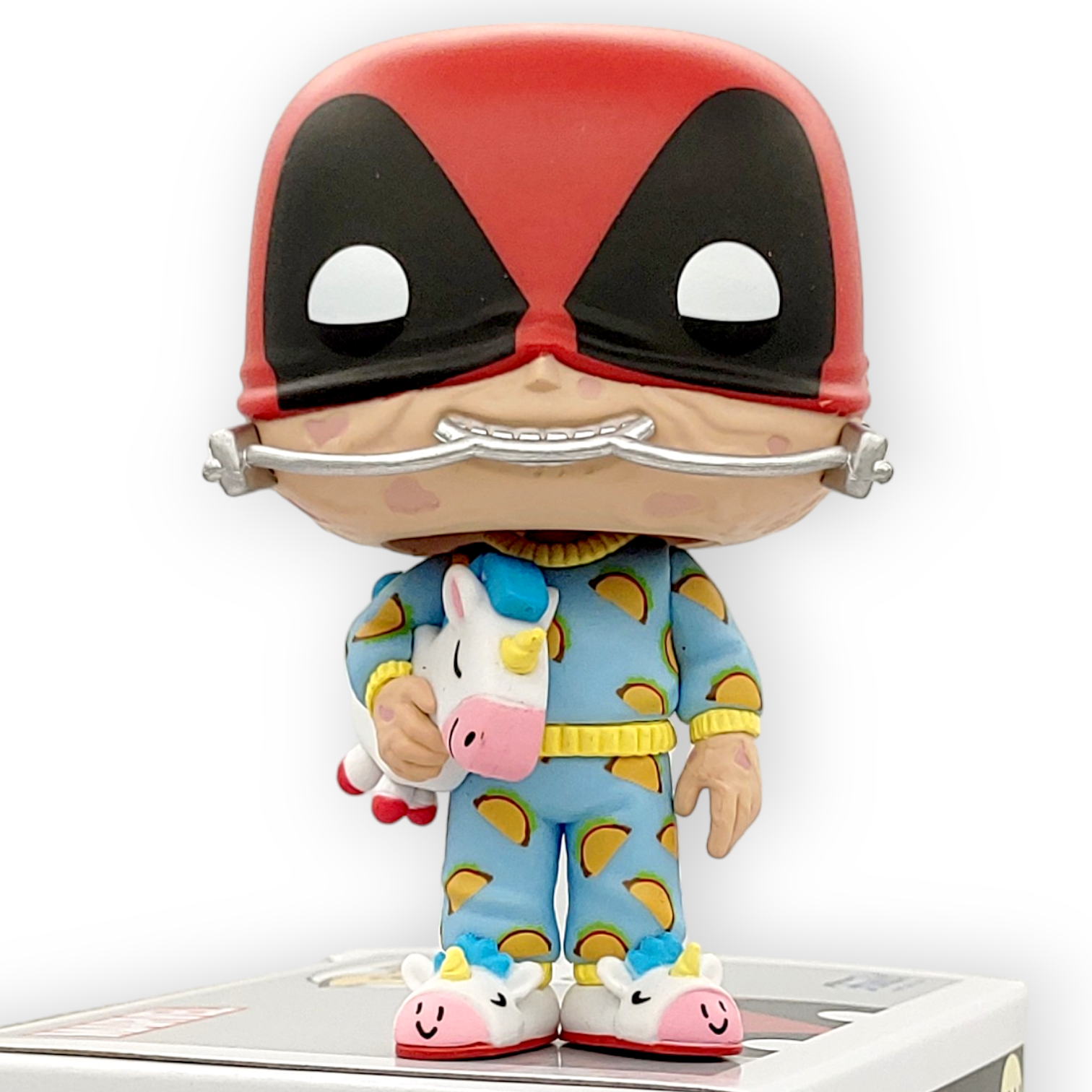 FUNKO POP<死侍>死侍_粉藍睡衣馬仔攬枕-NO.1344