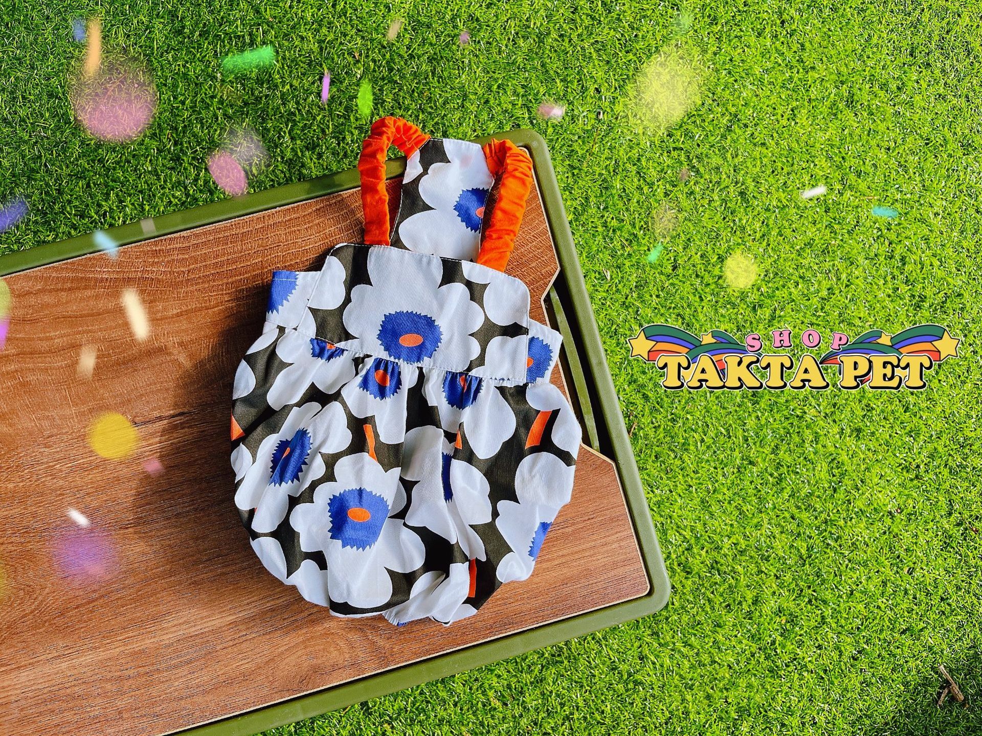 宠物衣服 TAKTA PET花朵南瓜裙