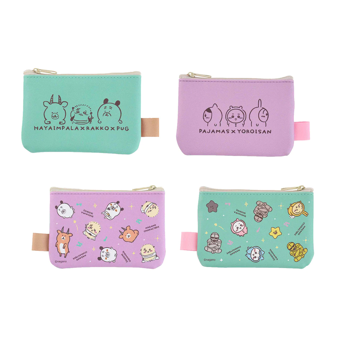 預訂｜Nagano Characters 拉鍊散紙包2個set GREEN & PURPLE