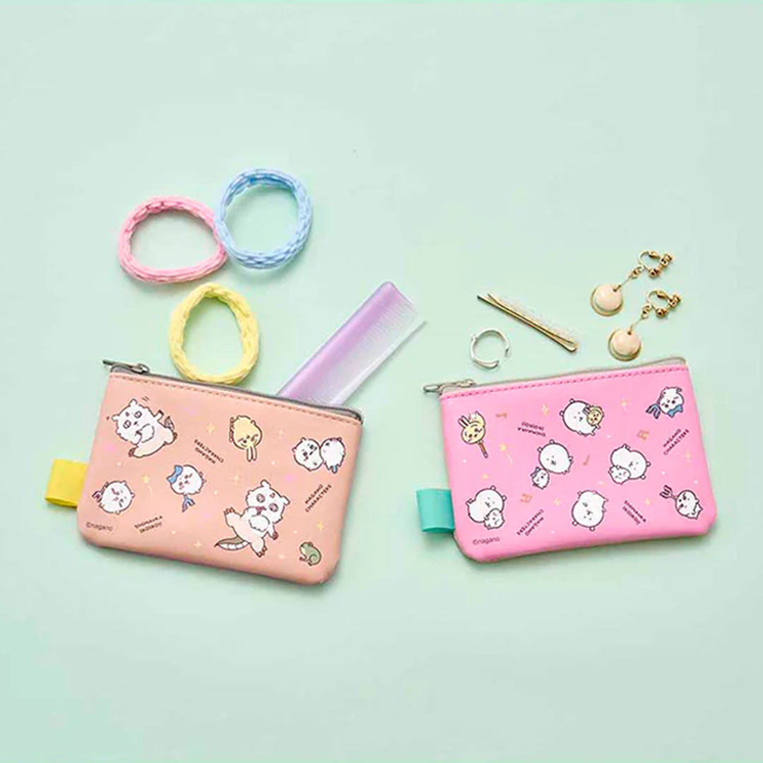 預訂｜Nagano Characters 拉鍊散紙包2個set BEIGE & PINK