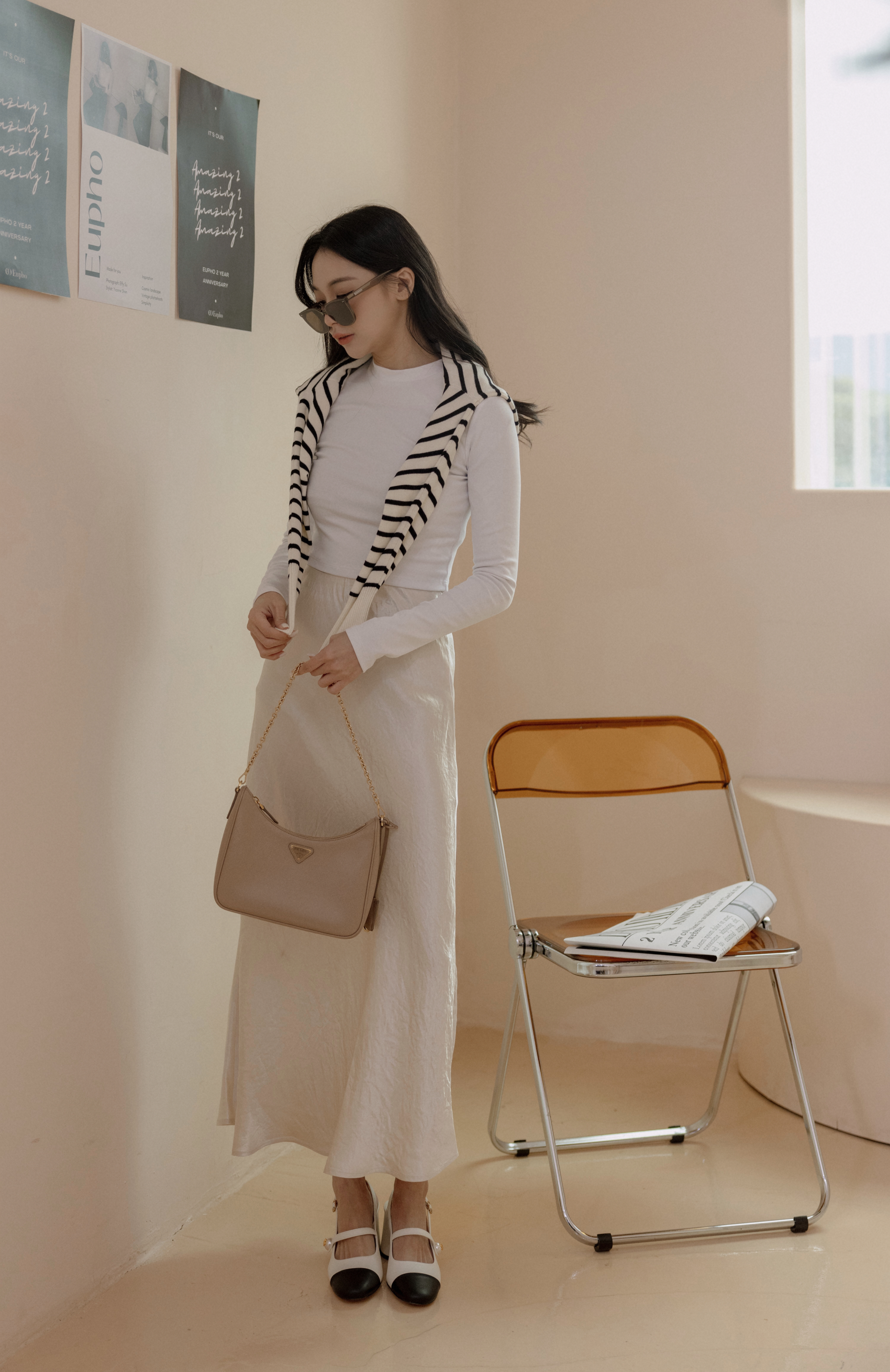 香檳高彈魚尾裙