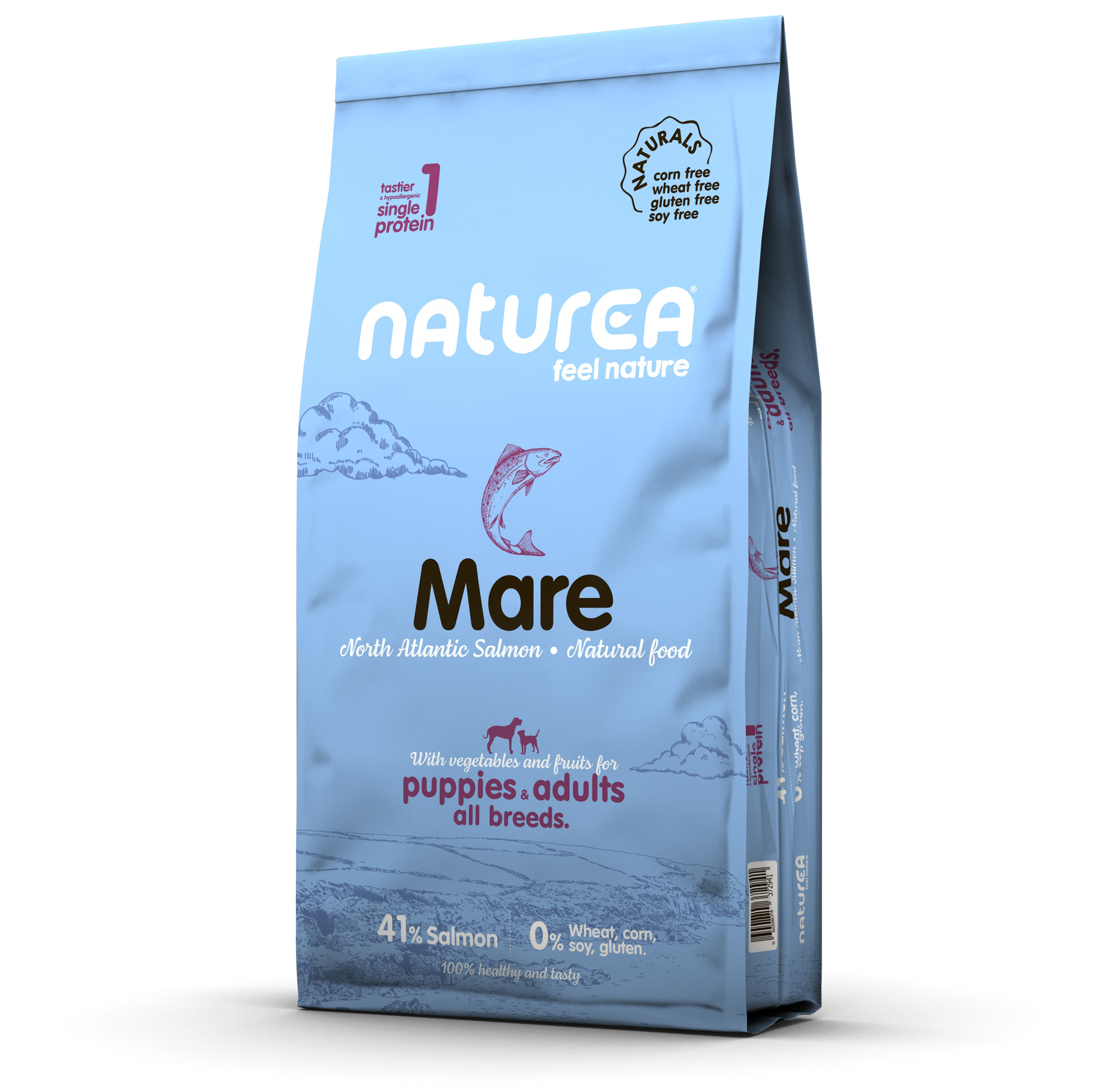 Naturea Naturals 全天然鮮肉糧-成犬三文魚配方2kg / 12kg (新舊包裝隨機)